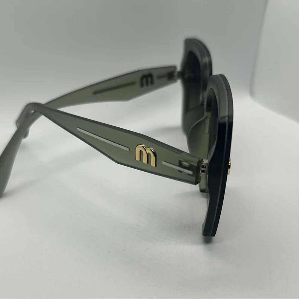 Oversized Square Sunglasses, Gradient Lens, UV Protection, M